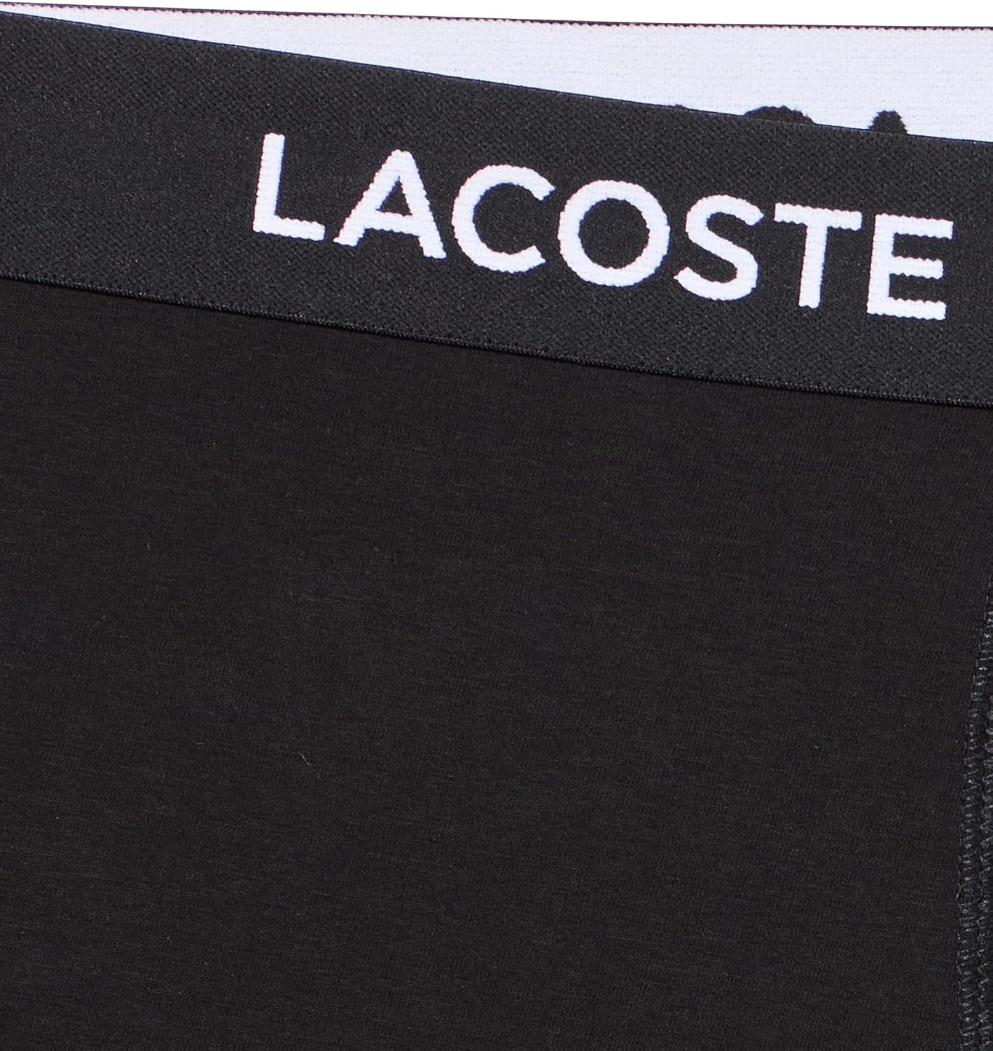 image:imageLacoste Mens Cotton Stretch Essentials Trunks 7packBlack