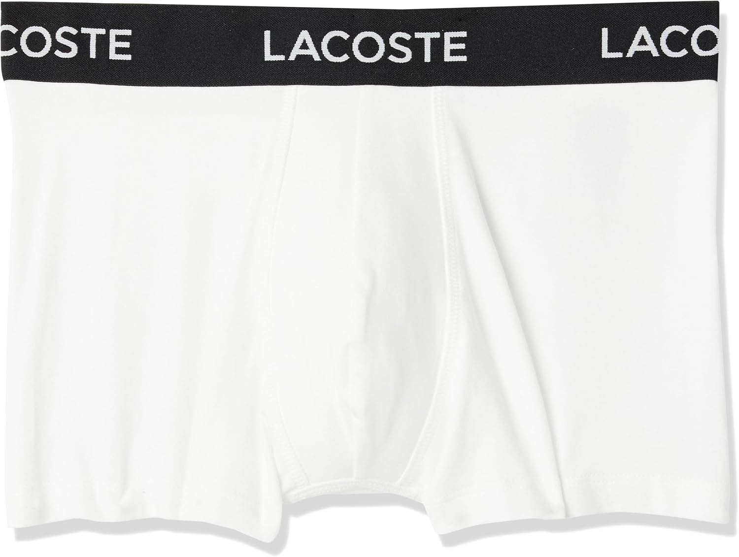 image:imageLacoste Mens Cotton Stretch Essentials Trunks 7packBlackWhiteShadow Grey