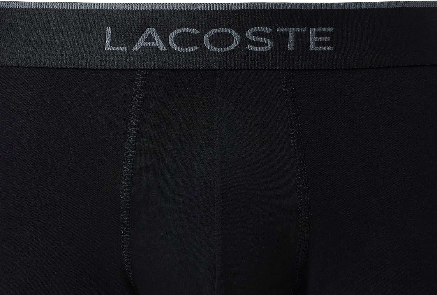 image:imageLacoste Mens Cotton Stretch Jersey Trunks 3 PackBlackBordeauxAbyss Blue