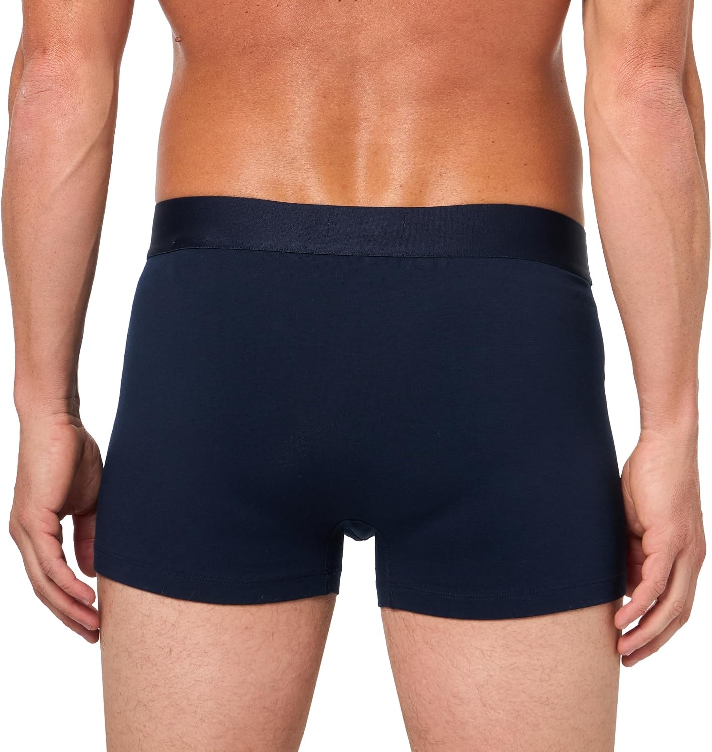 image:imageLacoste Mens Cotton Stretch Lacoste Diagonal Print Trunks 3packOrangeNavy BlueKhaki Green