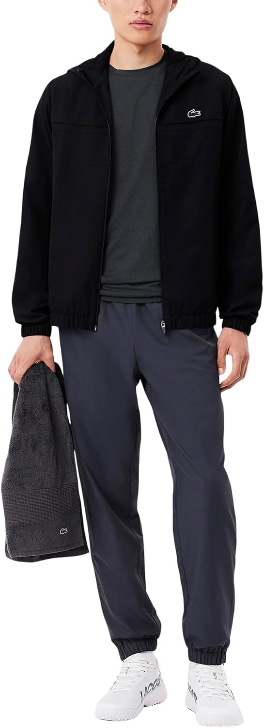 image:imageLacoste Mens Lightweight Performance Zip JacketBlack