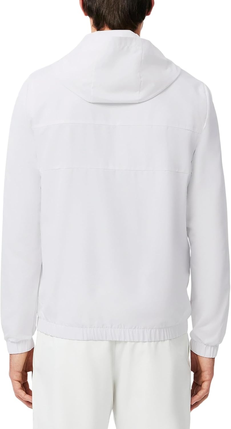 image:imageLacoste Mens Lightweight Performance Zip JacketWhiteWhiteWhite