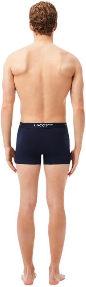 image:imageLacoste Mens Long Stretch Cotton Jersey Boxer Brief 3packNavy BlueGreenRedNavy