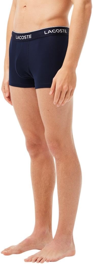 image:imageLacoste Mens Long Stretch Cotton Jersey Boxer Brief 3packNavy BlueGreenRedNavy
