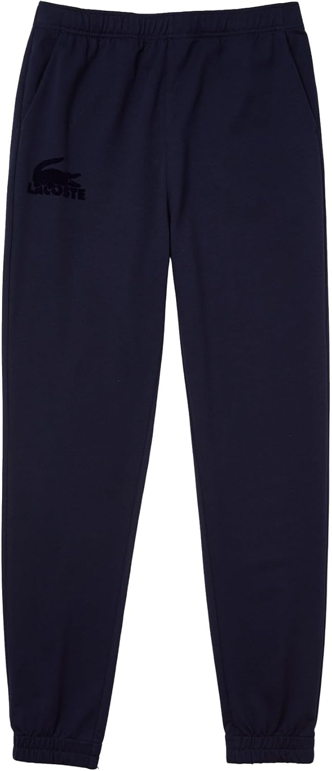 image:imageLacoste Mens Mens Cotton Fleece Blend Indoor JoggersNavy Blue
