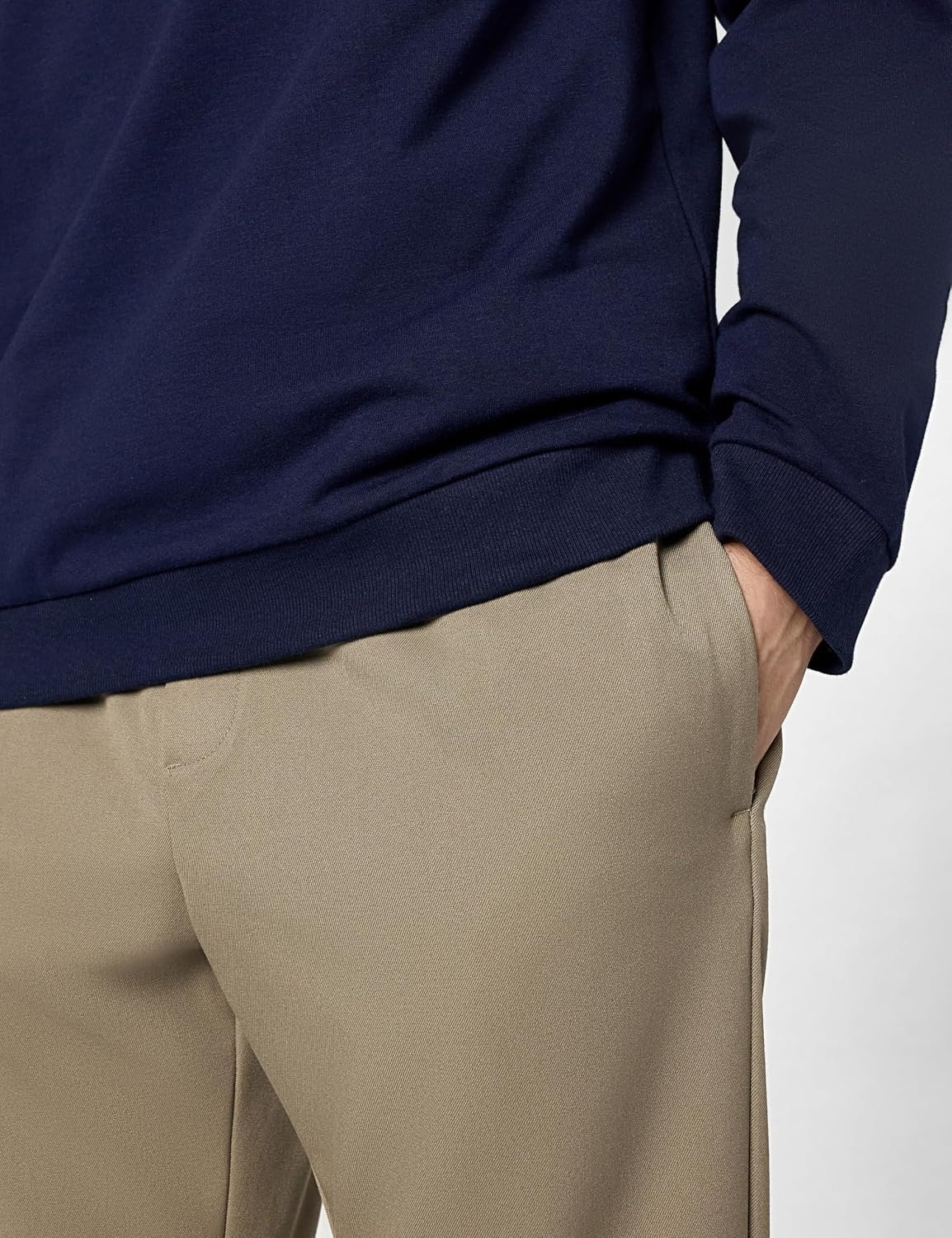 image:imageLacoste Mens Mens Cotton Fleece Indoor SweatshirtNavy Blue