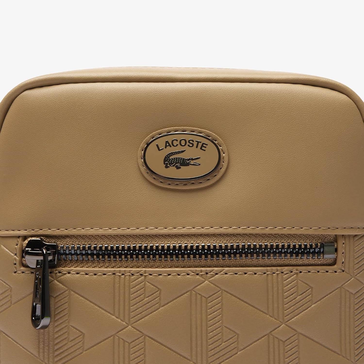 image:imageLacoste Mens Monogram SatchelBeige