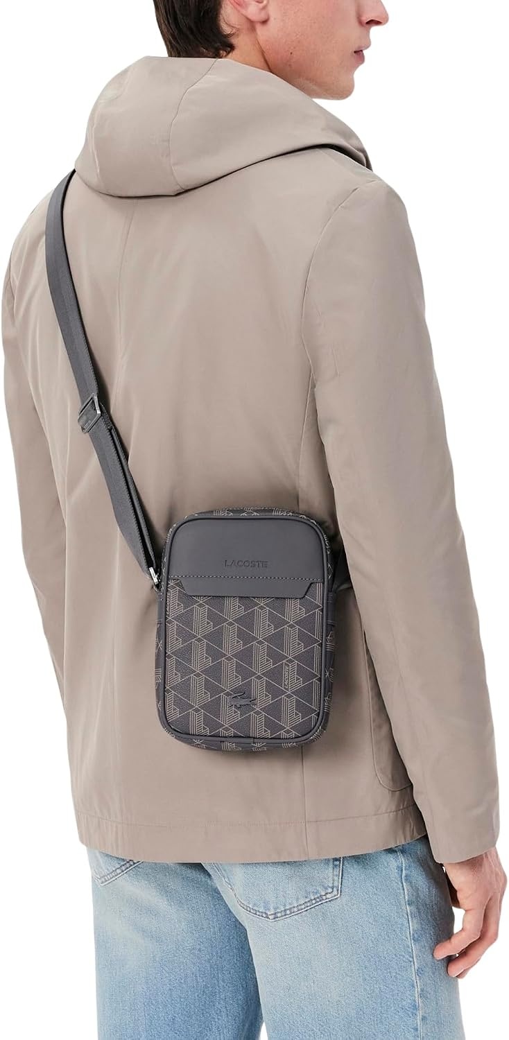 image:imageLacoste Mens Monogram SatchelMono Castlerock String