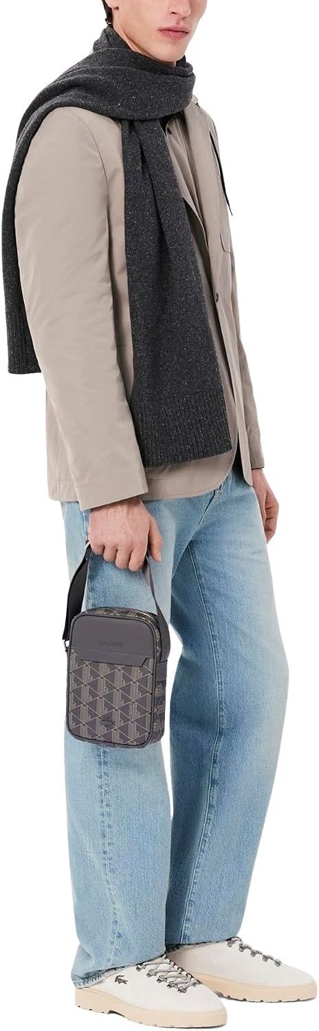 image:imageLacoste Mens Monogram SatchelMono Castlerock String