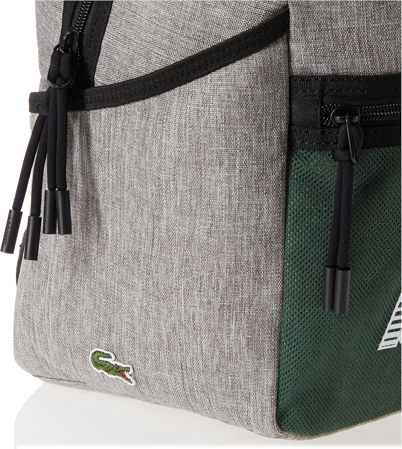 image:imageLacoste Mens Neocroc Backpack Tape BrownOpium Black LargeGrey Chine Green Black