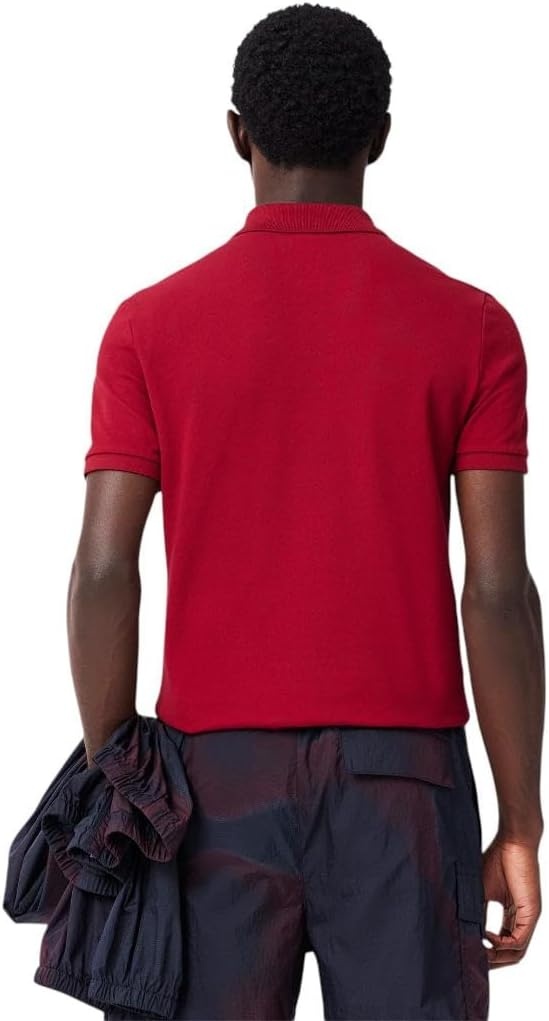image:imageLacoste Mens Petit Piqu Slim Fit Polo ShirtBordeaux