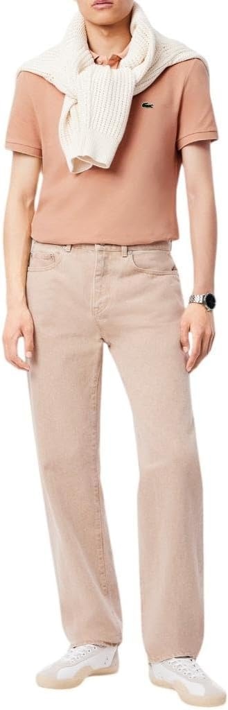 image:imageLacoste Mens Petit Piqu Slim Fit Polo ShirtBrown