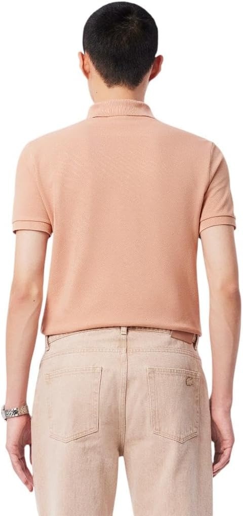 image:imageLacoste Mens Petit Piqu Slim Fit Polo ShirtBrown