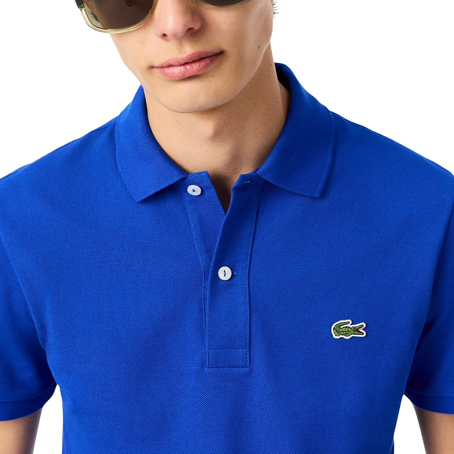 image:imageLacoste Mens Petit Piqu Slim Fit Polo ShirtCorvette