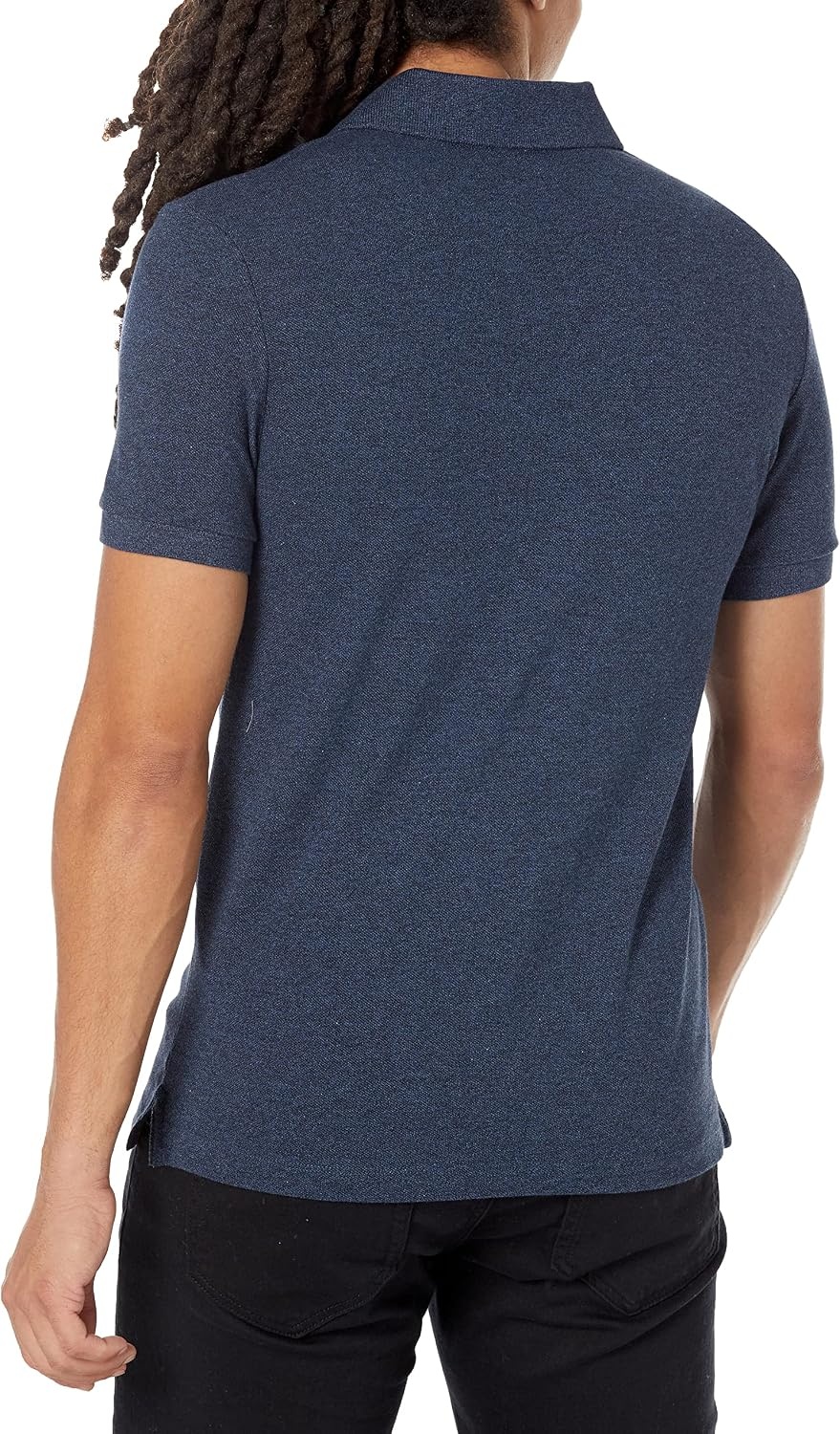 image:imageLacoste Mens Petit Piqu Slim Fit Polo ShirtDark Indigo Blue