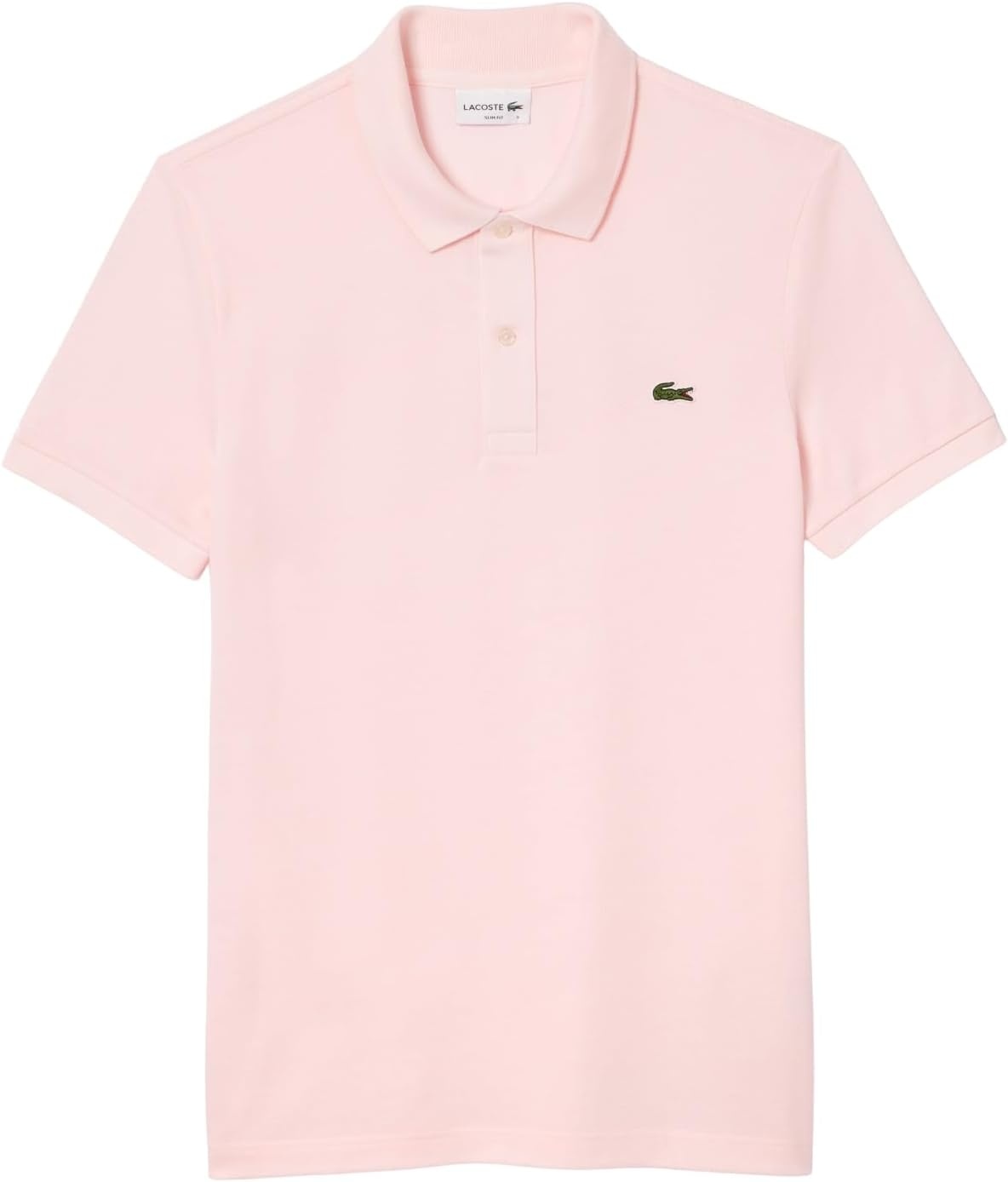 image:imageLacoste Mens Petit Piqu Slim Fit Polo ShirtFlamingo