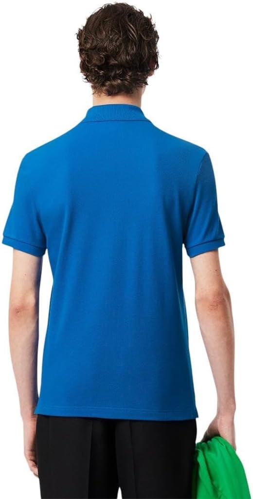 image:imageLacoste Mens Petit Piqu Slim Fit Polo ShirtGipsy Blue