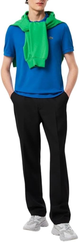 image:imageLacoste Mens Petit Piqu Slim Fit Polo ShirtGipsy Blue