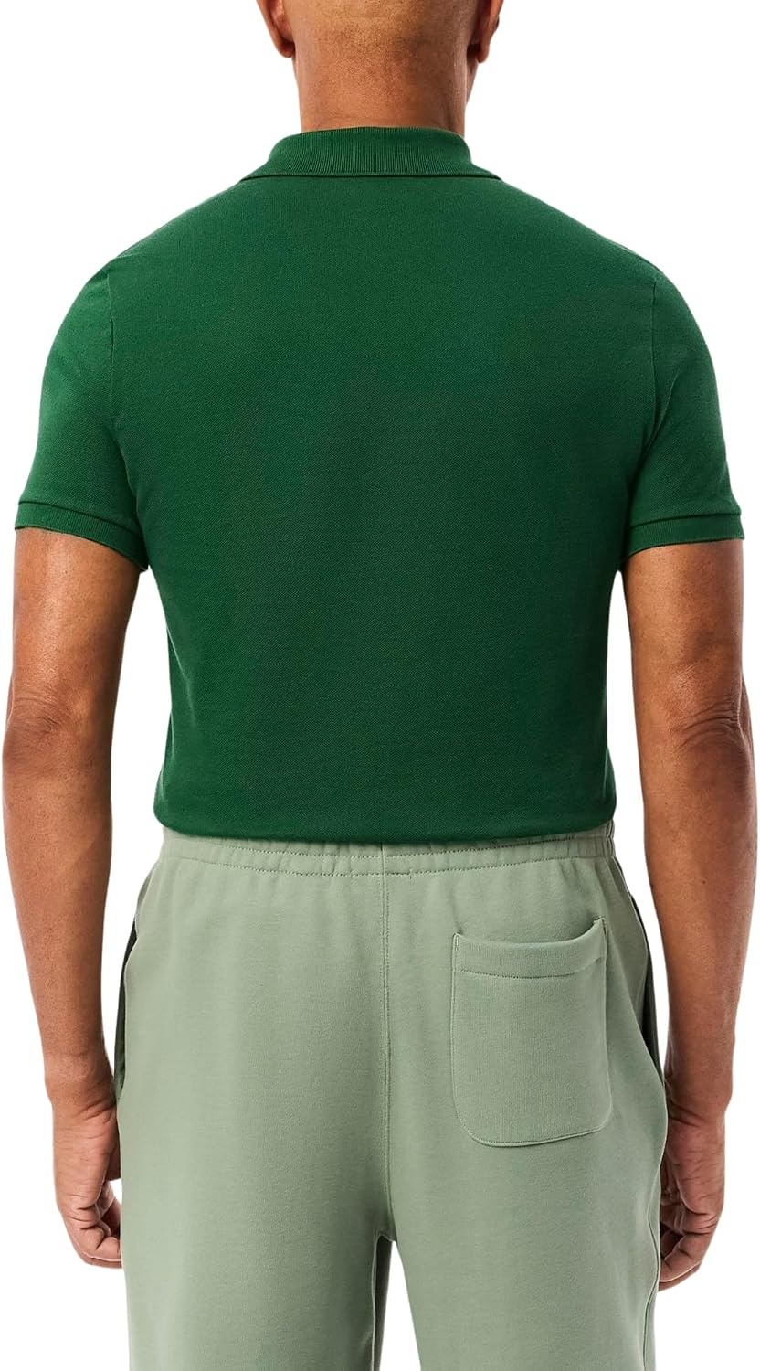 image:imageLacoste Mens Petit Piqu Slim Fit Polo ShirtGreen