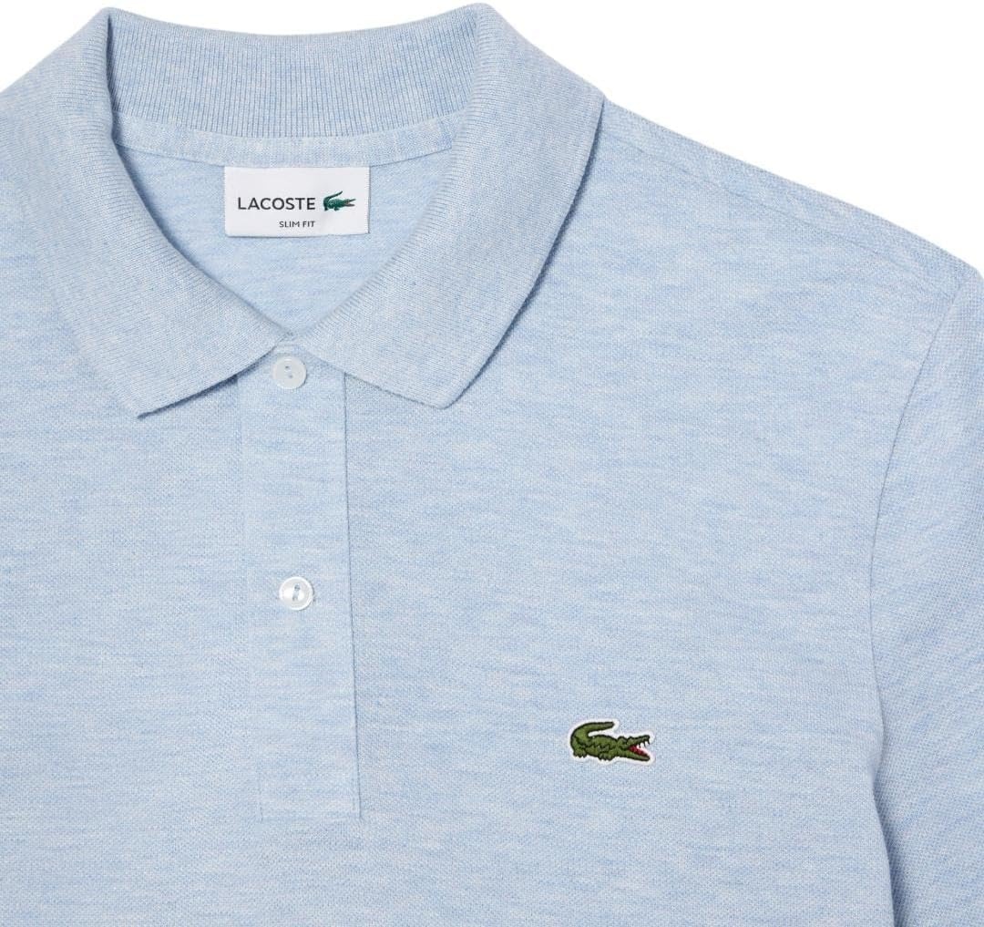 image:imageLacoste Mens Petit Piqu Slim Fit Polo ShirtHeather Cove