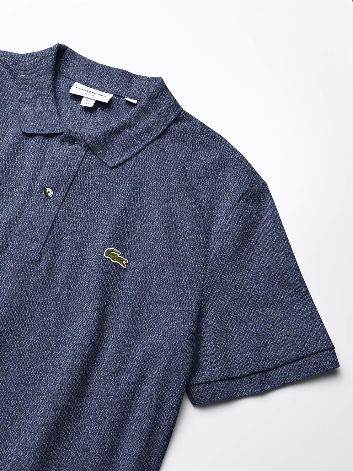 image:imageLacoste Mens Petit Piqu Slim Fit Polo ShirtHeather Nebula