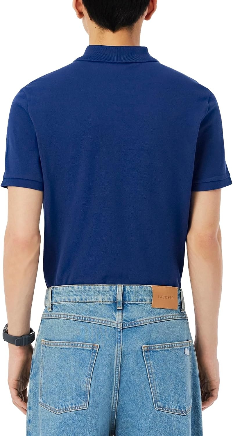 image:imageLacoste Mens Petit Piqu Slim Fit Polo ShirtMethylene