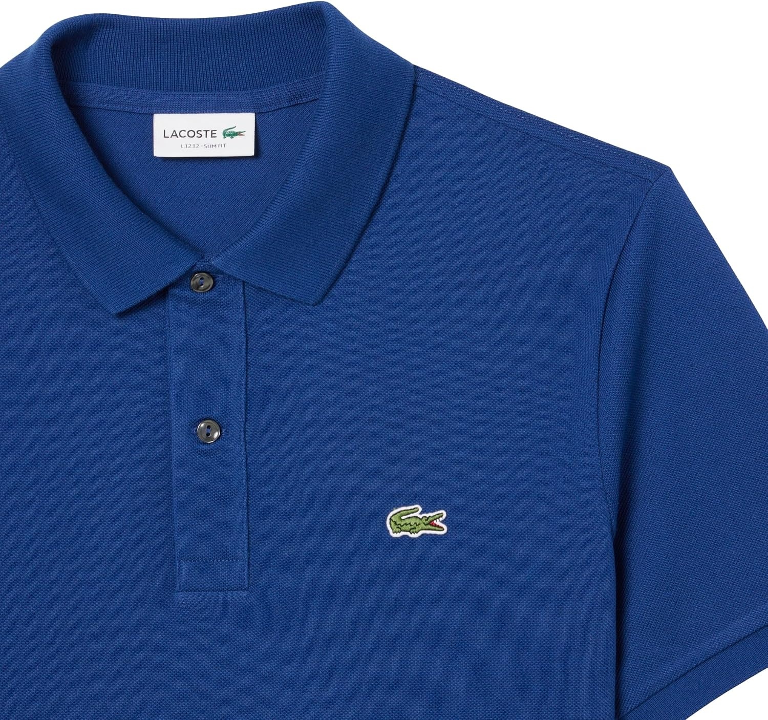 image:imageLacoste Mens Petit Piqu Slim Fit Polo ShirtMethylene