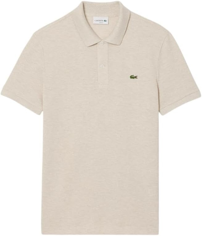 image:imageLacoste Mens Petit Piqu Slim Fit Polo ShirtMoon Chine