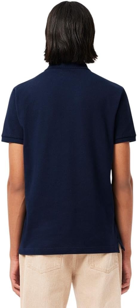 image:imageLacoste Mens Petit Piqu Slim Fit Polo ShirtNavy Blue