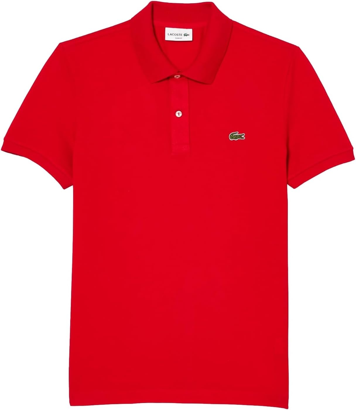 image:imageLacoste Mens Petit Piqu Slim Fit Polo ShirtRed