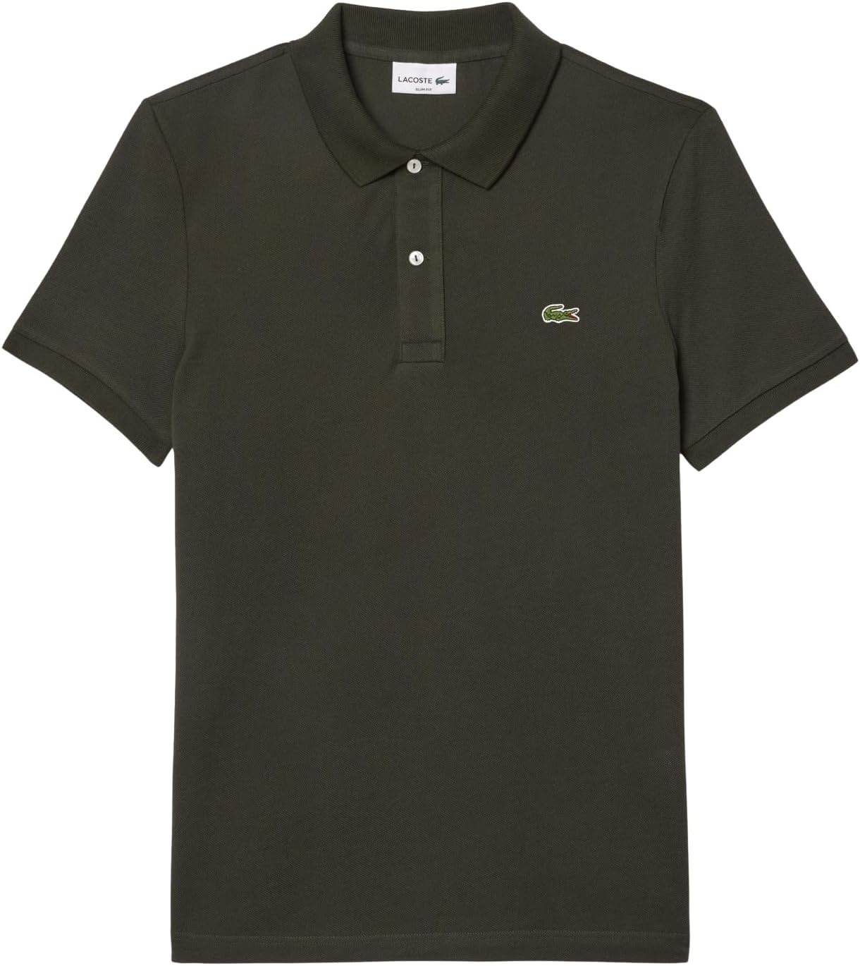 image:imageLacoste Mens Petit Piqu Slim Fit Polo ShirtSapwood