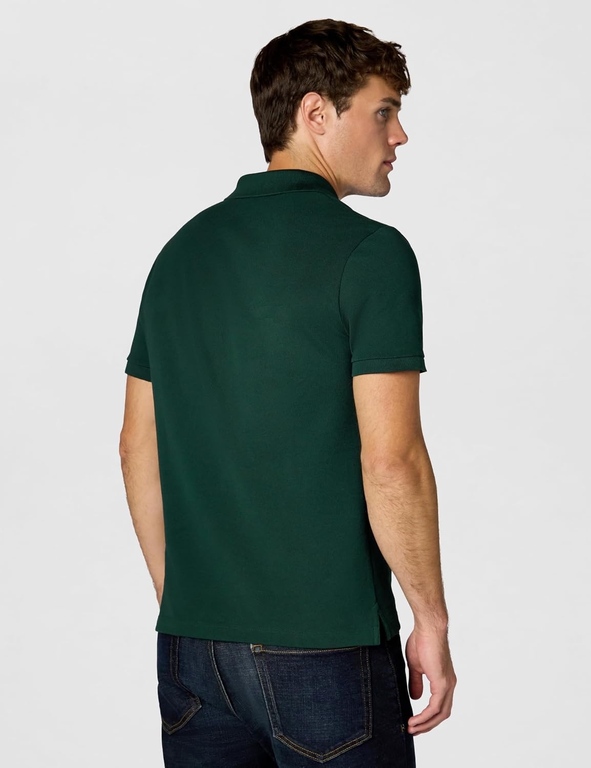 image:imageLacoste Mens Petit Piqu Slim Fit Polo ShirtSinople