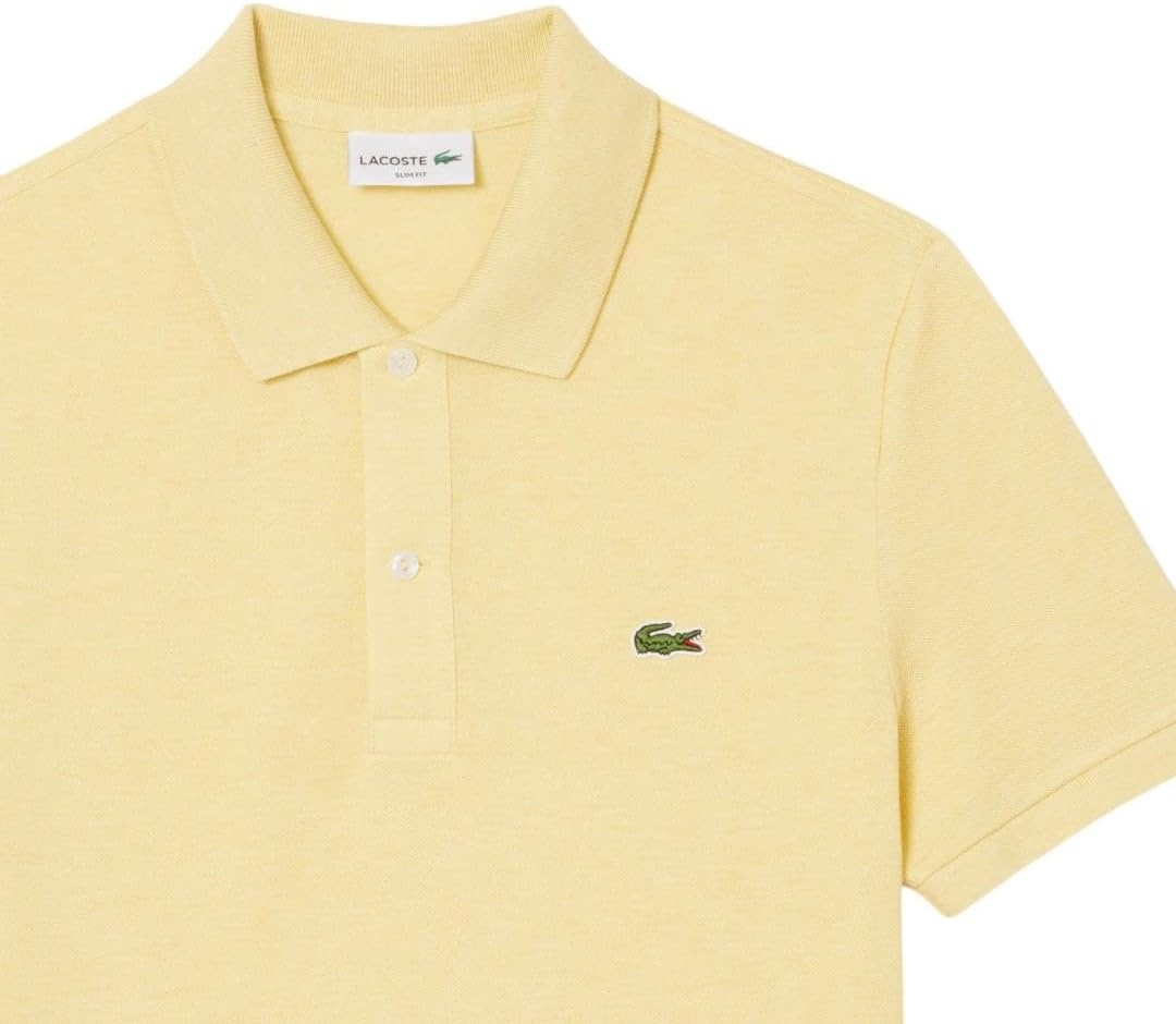 image:imageLacoste Mens Petit Piqu Slim Fit Polo ShirtSoleil Chine