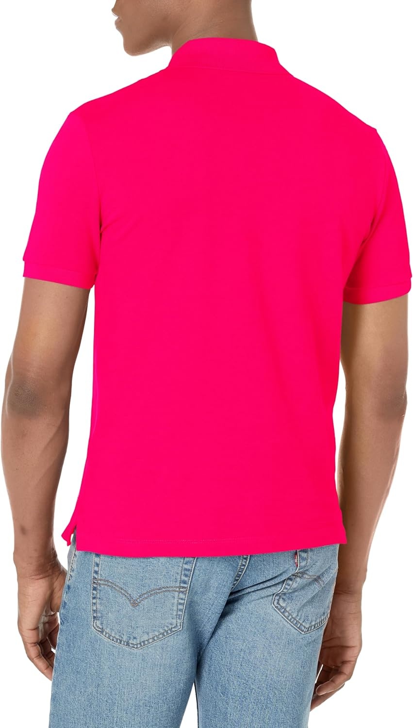 image:imageLacoste Mens Petit Piqu Slim Fit Polo ShirtSpinel