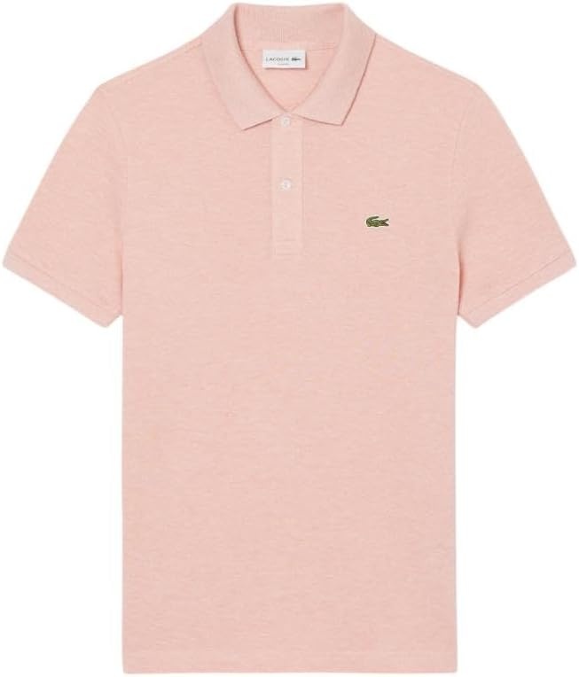image:imageLacoste Mens Petit Piqu Slim Fit Polo ShirtStrawberry Chine