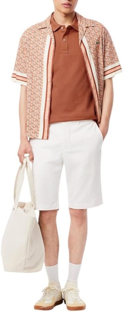 image:imageLacoste Mens Petit Piqu Slim Fit Polo ShirtTrack