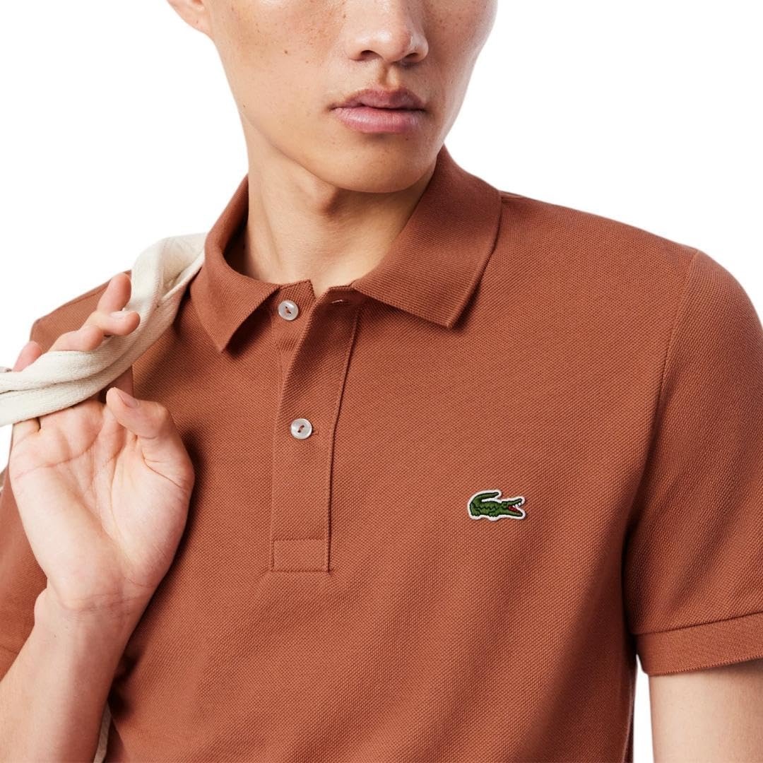 image:imageLacoste Mens Petit Piqu Slim Fit Polo ShirtTrack