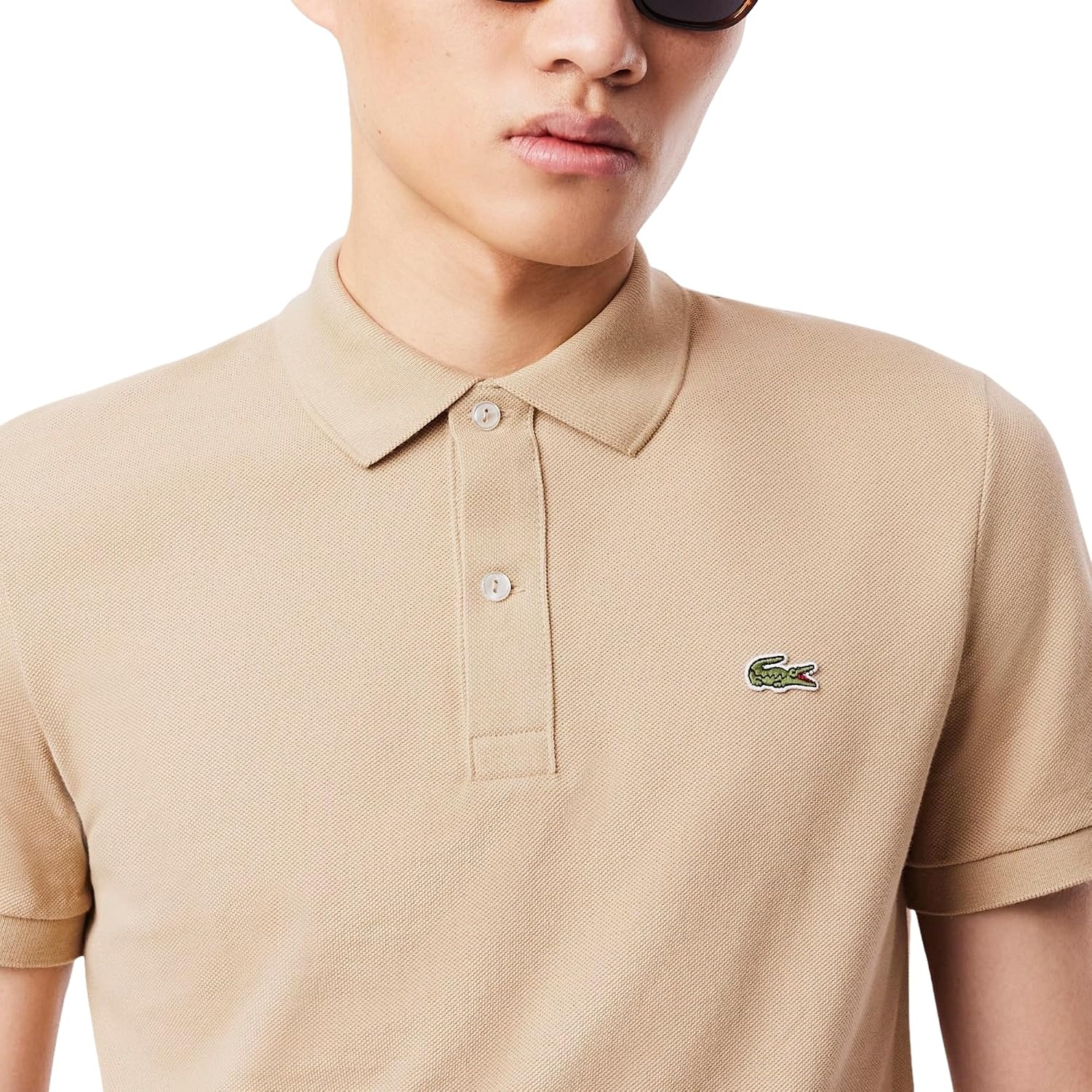 image:imageLacoste Mens Petit Piqu Slim Fit Polo ShirtViennese