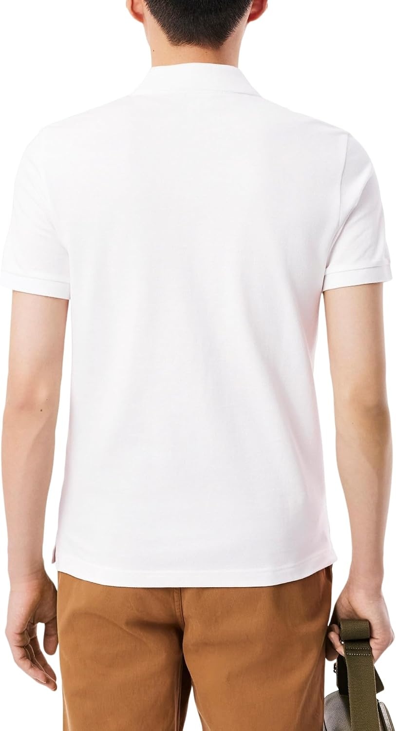 image:imageLacoste Mens Petit Piqu Slim Fit Polo ShirtWhite