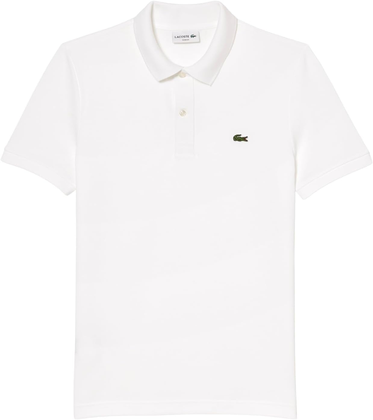 image:imageLacoste Mens Petit Piqu Slim Fit Polo ShirtWhite