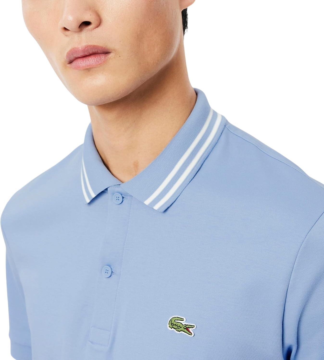 image:imageLacoste Mens Regular Fit Cotton Pima Interlock Polo ShirtAphylla