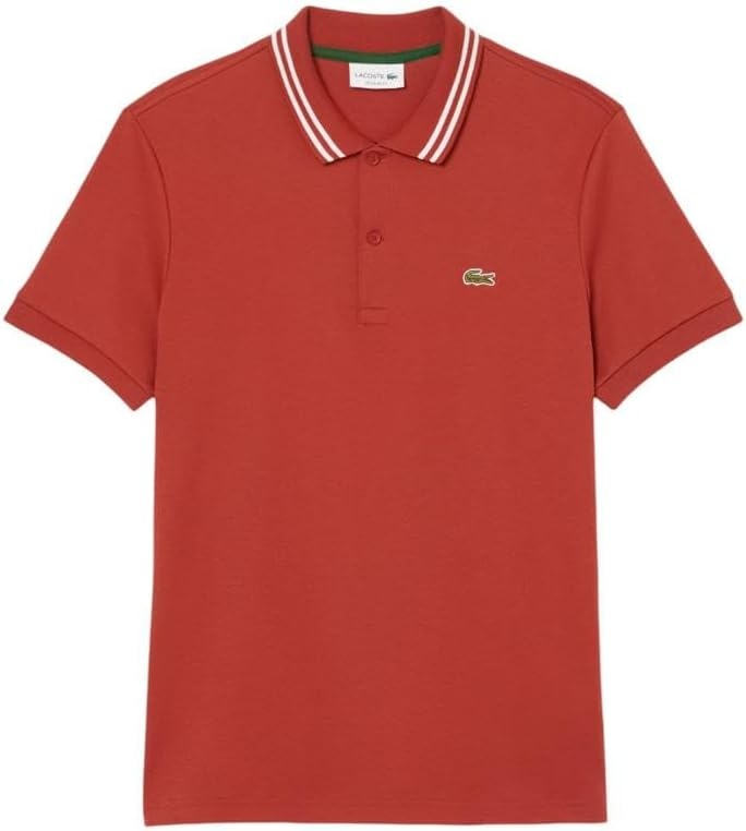 image:imageLacoste Mens Regular Fit Cotton Pima Interlock Polo ShirtIberis