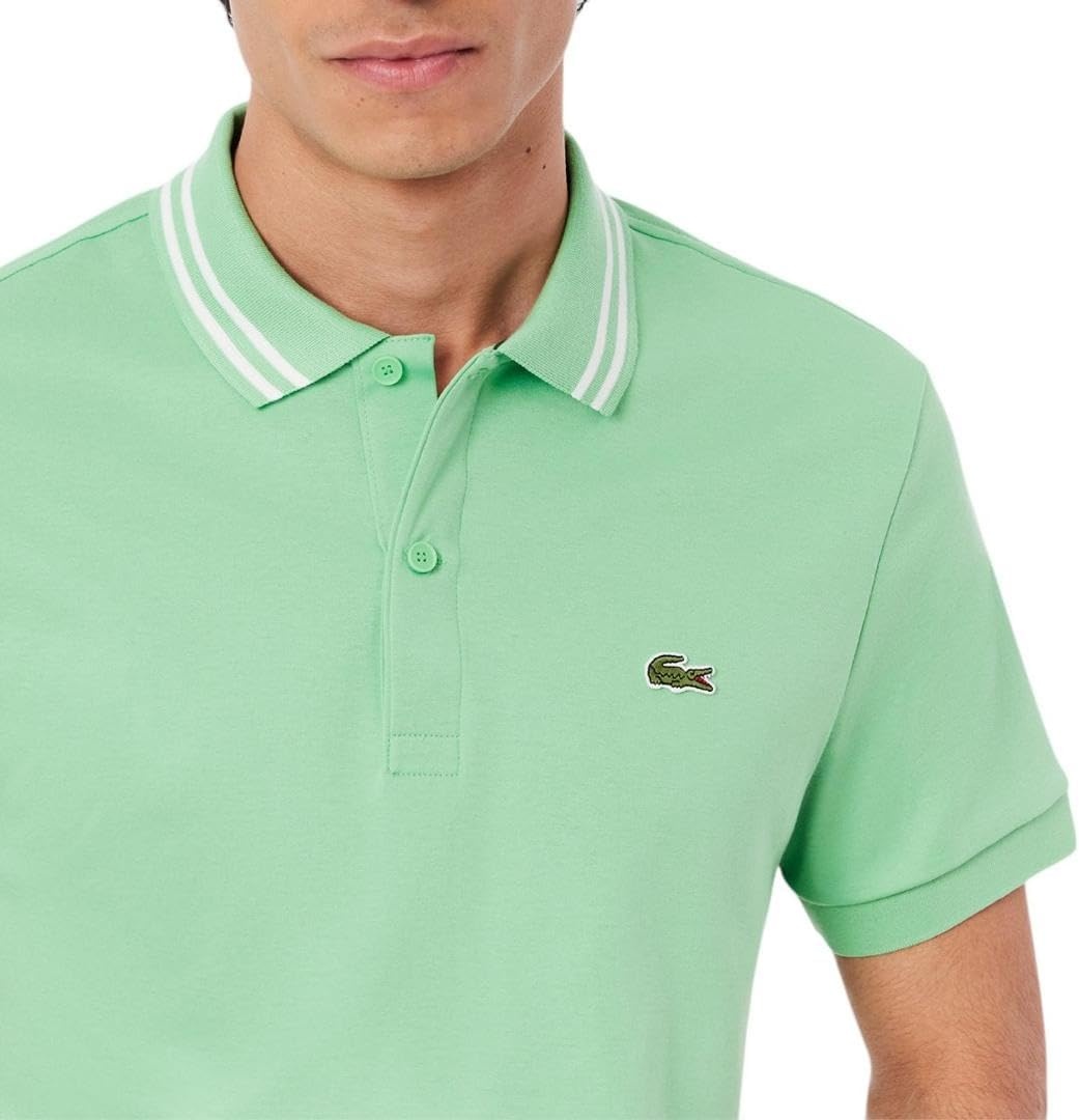 image:imageLacoste Mens Regular Fit Cotton Pima Interlock Polo ShirtLiamone