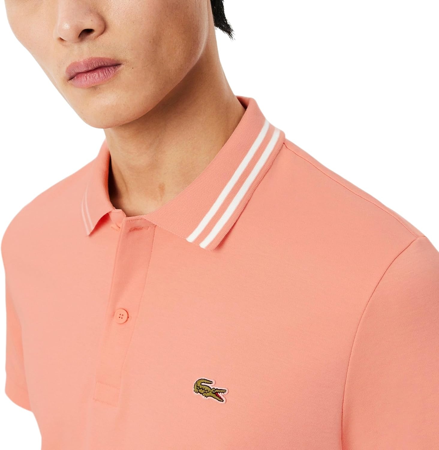image:imageLacoste Mens Regular Fit Cotton Pima Interlock Polo ShirtMiami