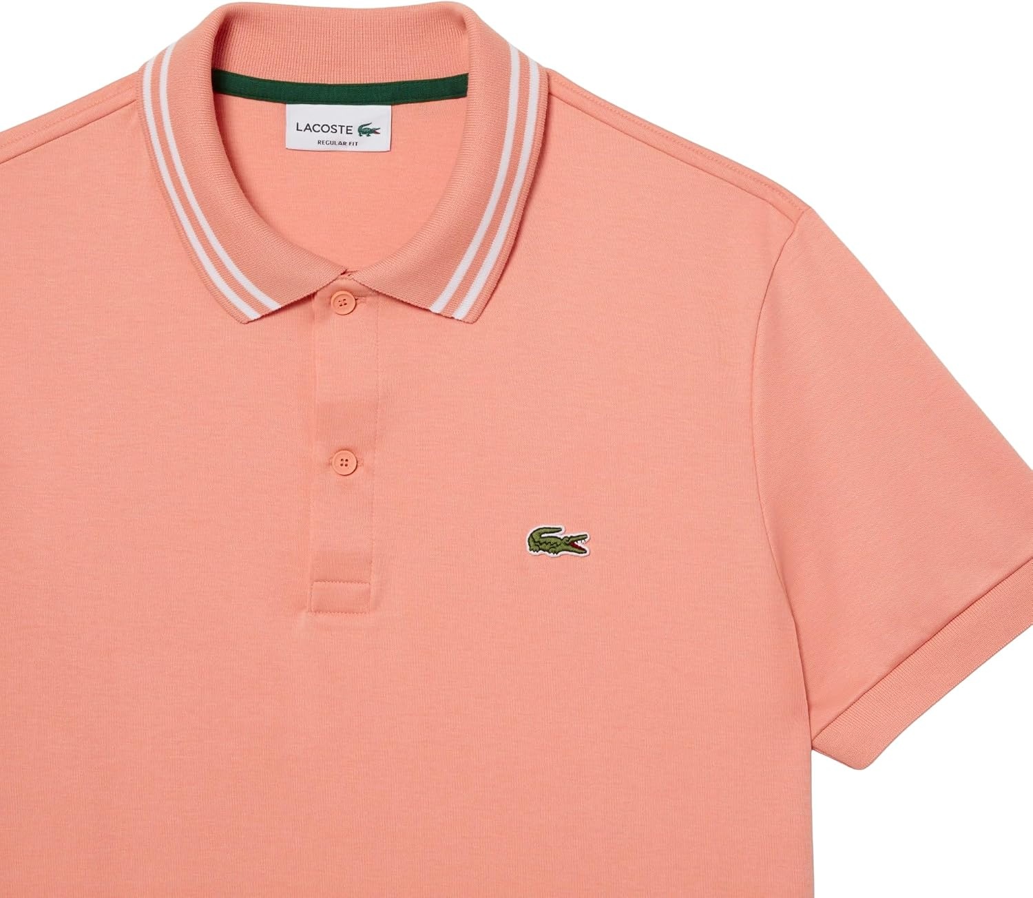 image:imageLacoste Mens Regular Fit Cotton Pima Interlock Polo ShirtMiami