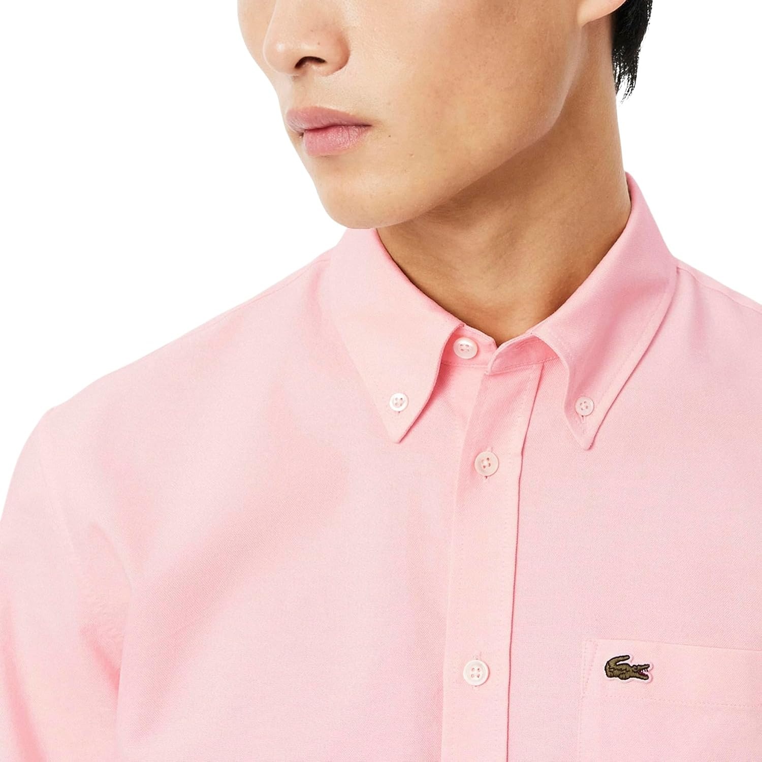 image:imageLacoste Mens Regular Fit Oxford ShirtFlamingoFlamingo