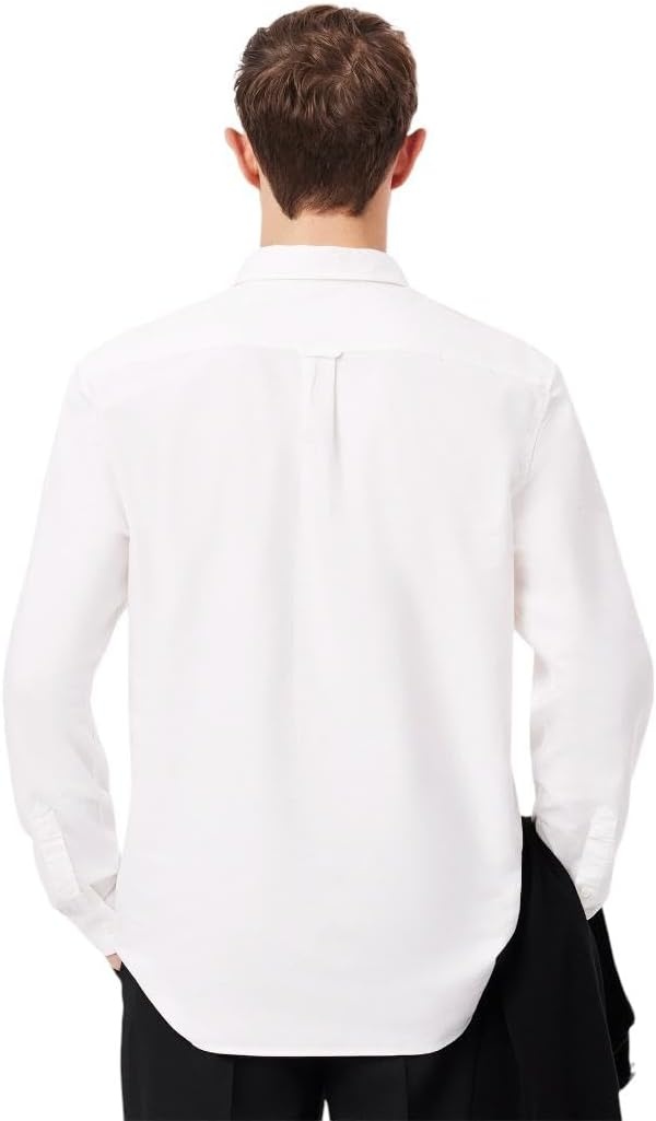 image:imageLacoste Mens Regular Fit Oxford ShirtWhite