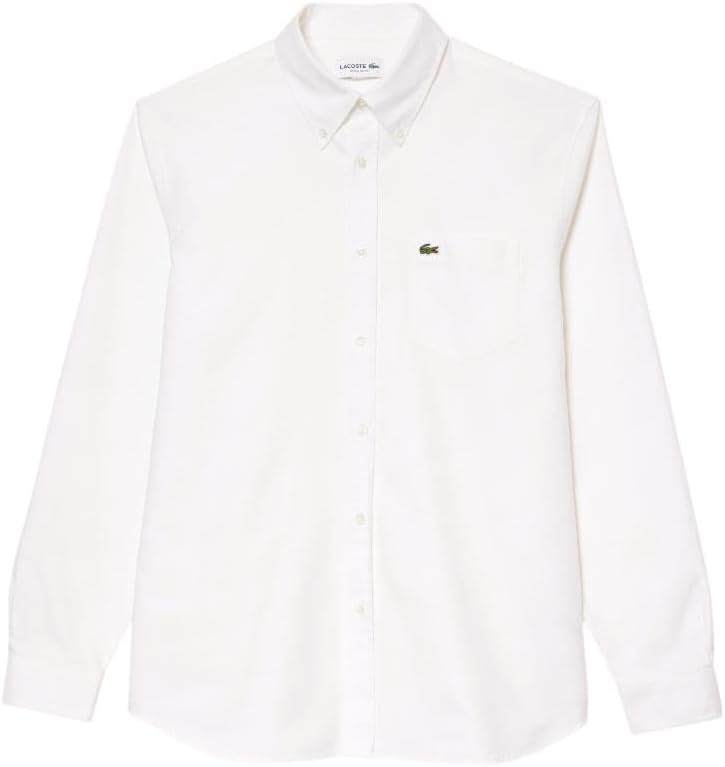 image:imageLacoste Mens Regular Fit Oxford ShirtWhite