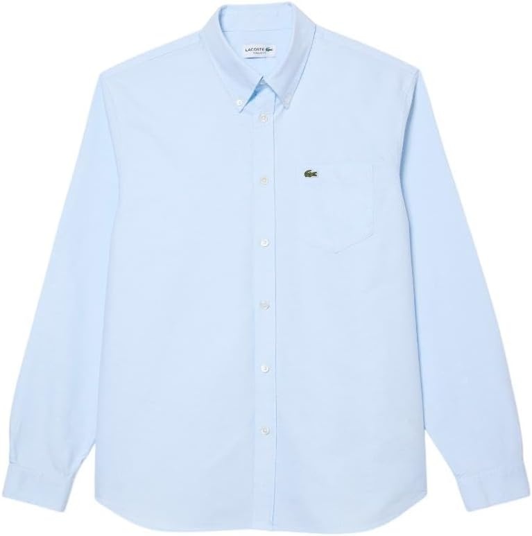 image:imageLacoste Mens Regular Fit Oxford ShirtWhiteOverview