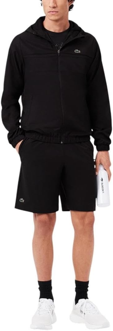 image:imageLacoste Mens Regular Fit Ultra Dry Tennis ShortsBlack